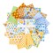 Special Delivery Fat Quarter Bundle by Doodlebug Design Inc for Riley Blake (FQ-15280-15)